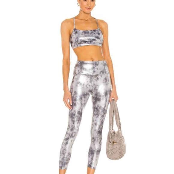 Tie Dye High Waisted Midi Leggings XXS UPF 50+ - Picture 2 of 11